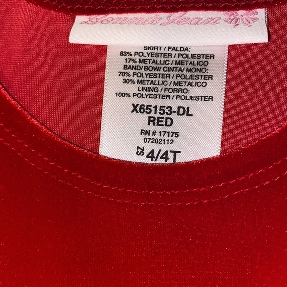 BONNIE JEAN Big Girls Long Sleeve Velvet Bodice
Plaid Sparkle Skirt Dress 4/4T - Picture 5 of 9